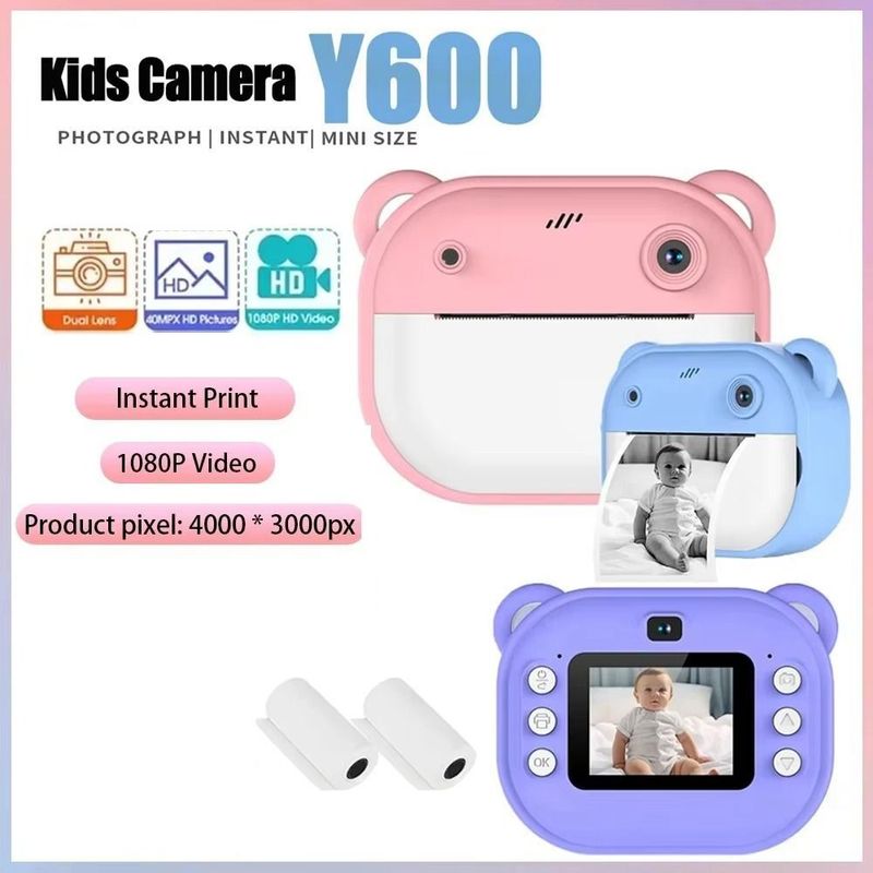 32G Memory Card Kids Thermal Print Camera Instant Photo Printing Children_voghion.com