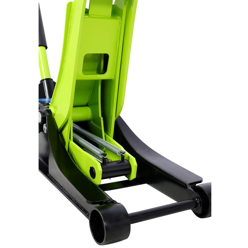 Low Profile Hydraulic Trolley Service/Floor Jack, 4 Ton (8000 Lbs) Capacity, Lifting Range 2.5"-20",green_voghion.com