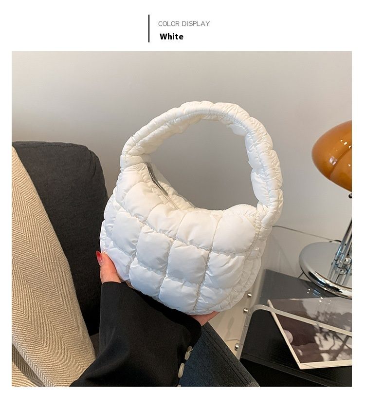 2024 Winter New Fashionable Simple Handbag for Women, Casual Handbag, Small and Trendy Commuter Bag_voghion.com