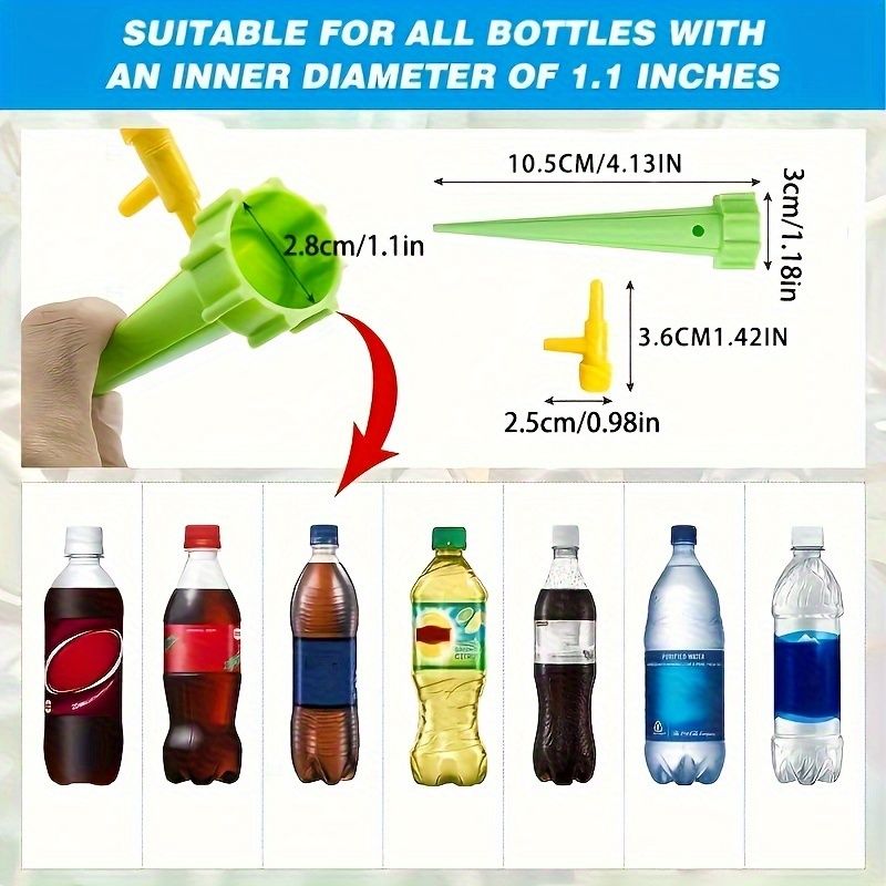 20pcs Lazy Watering Artifact Automatic Flower Watering Device Adjustable Nozzle With Slow Release Valve For Outdoor And Vacation Plant Care_voghion.com
