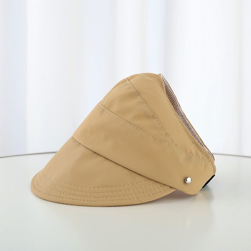 Nuovo cappello con maschera appendibile, coda di cavallo alta, asciugatura rapida, versatile, aperto, con ampia circonferenza della testa_voghion.com