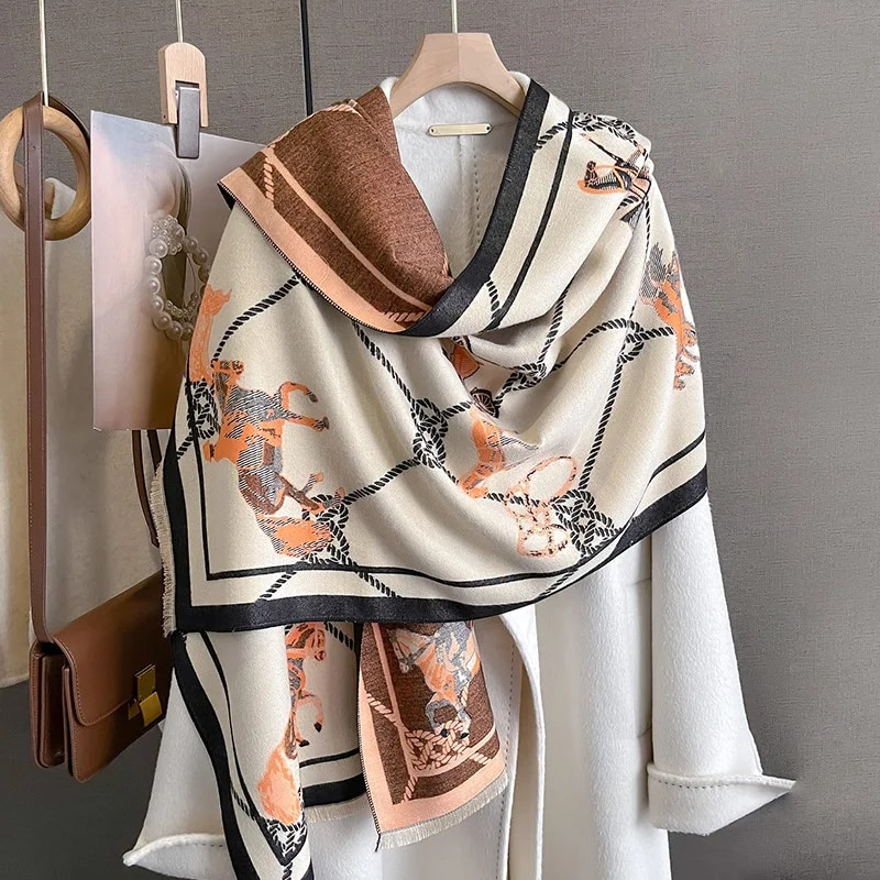 Fashion 53 Color Cashmere Scarf Print Design Thicken Winter Warm Shawl For Women Lady New Pashmina Blanket Neckerchief_voghion.com