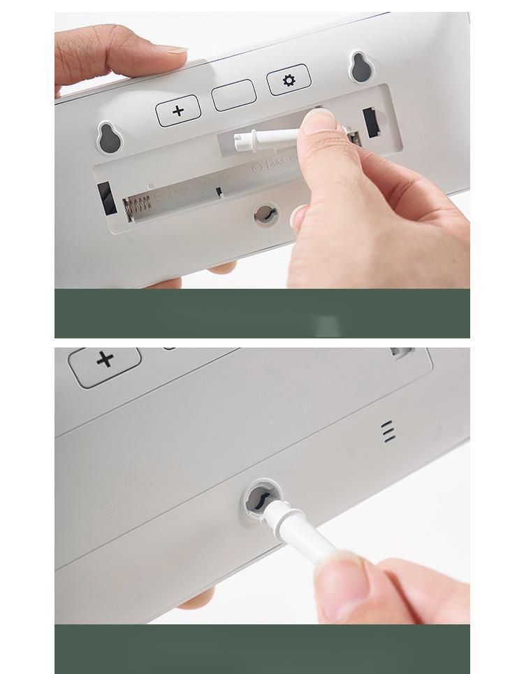 INS Einfache Große Bildschirm Wohnzimmer Wand Temperatur Und Feuchtigkeit Kreative Moderne Uhr Kann Aufgehängt Werden Oder Stehen YD106_voghion.com