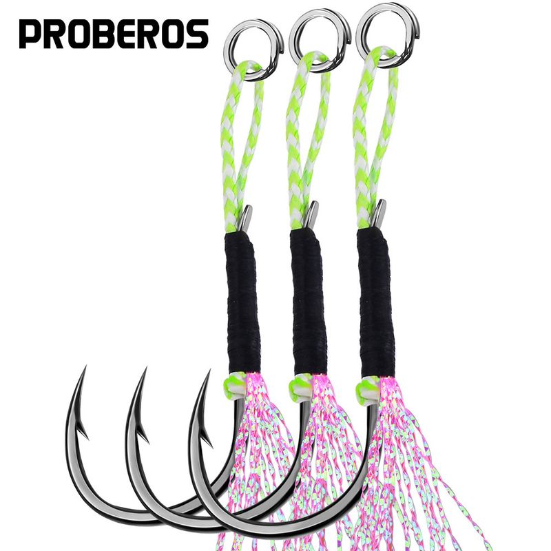 Tie Iron Plate Single Sea Boat Lure With Bright Silk Fish Hook Fishing Gear Accessories 10 Pieces/Pack_voghion.com