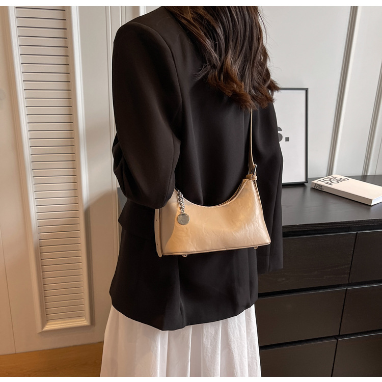 Borsa sotto le ascelle Borsa da donna di grande capacità Nuovo design di nicchia transfrontaliero Senso di luce di alto livello borsa obliqua portatile monospalla di lusso_voghion.com