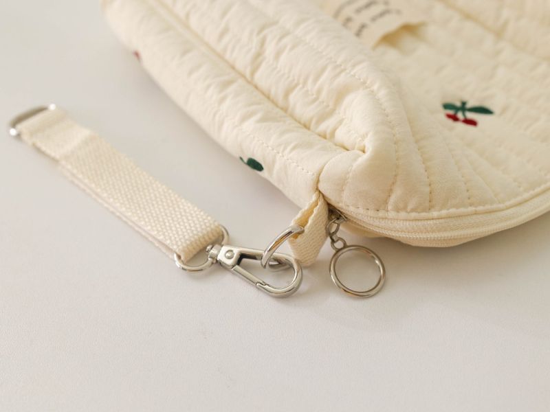 Borsa per pannolini in cotone Ins per passeggino Borsa appesa Articoli per bambini Pannolino Caddy Organizer Borsa per mamma Cerniera Carino Donne Borse per il trucco Bambini_voghion.com