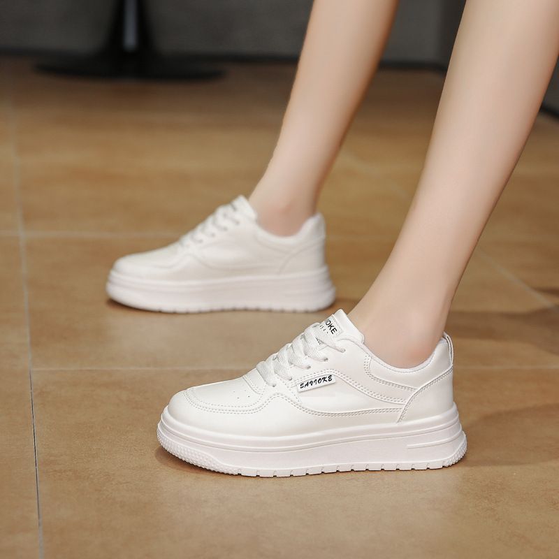 Scarpette bianche per bambini, ragazze, studenti, tempo libero, sport, scarpe da tavola versatili, tiro da strada_voghion.com