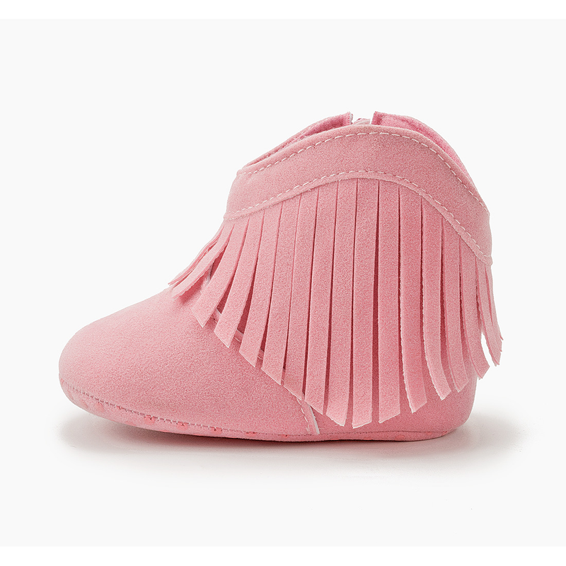 Baby Shoes Tassels Small Boots Warm Boots Soft Soled Toddler Shoes Enhanced Non-deformable Tassel Shoes_voghion.com