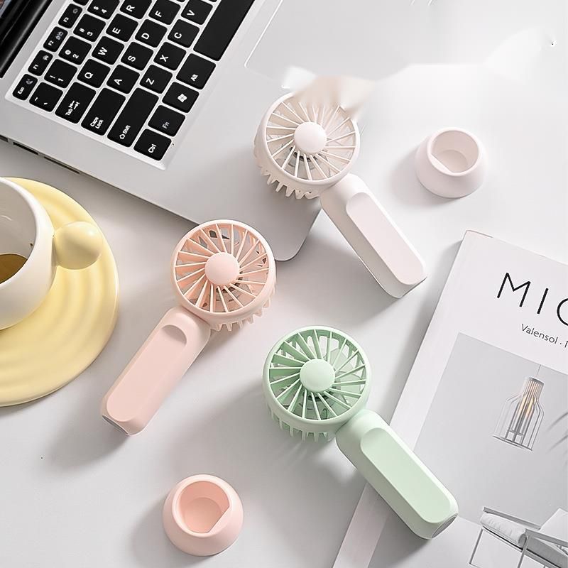 New Outdoor Handheld Mini Fan - Low Noise Rechargeable With Lanyard, Desktop Use For Gaming, Ideal Gift_voghion.com