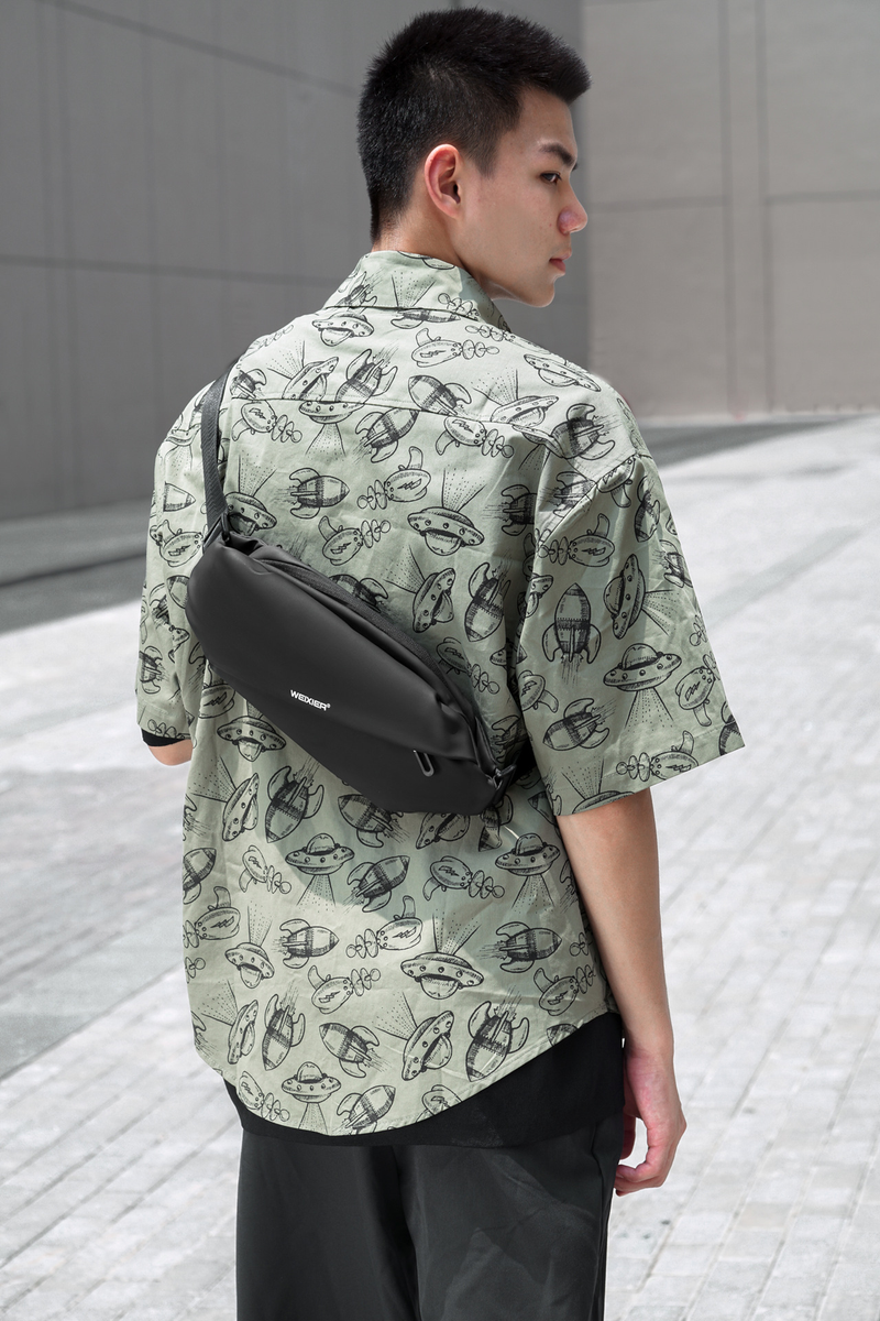 Marsupio da uomo, borsa a tracolla, borsa da corsa, multifunzionale, borsa da petto, borsa a tracolla per sport e tempo libero, impermeabile, marsupio per cellulare, borsa da uomo_voghion.com