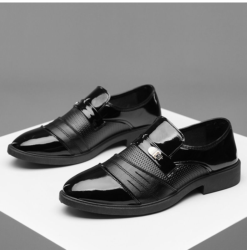Oxford Loafer til mænd Bryllupssko Fodtøj Laklæder Ruskind Snørebånd Business_voghion.com