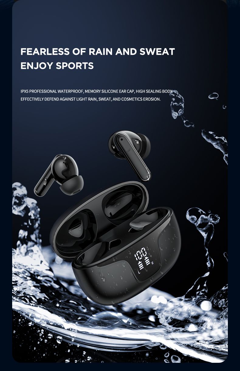 Privatni model XY19 Bluetooth 5.3 prekogranične nove bežične tws slušalice s ENC smanjenjem buke, ANC u uhu_voghion.com