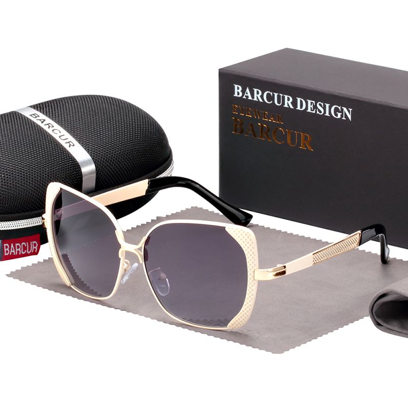 Neu eingetroffen Damen Markendesigner Polarisierte Sonnenbrille Sommergläser Sonnenbrillen für Damen_voghion.com