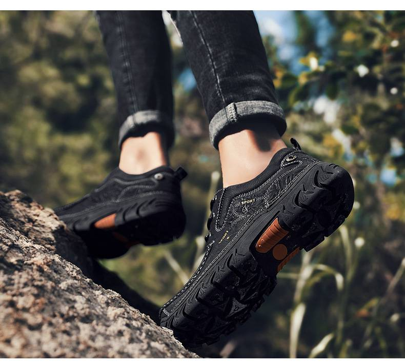 New men's shoes, casual shoes, trendy plus size cross-border men's shoes, cowhide fashionable height increasing casual leather shoes for men_voghion.com