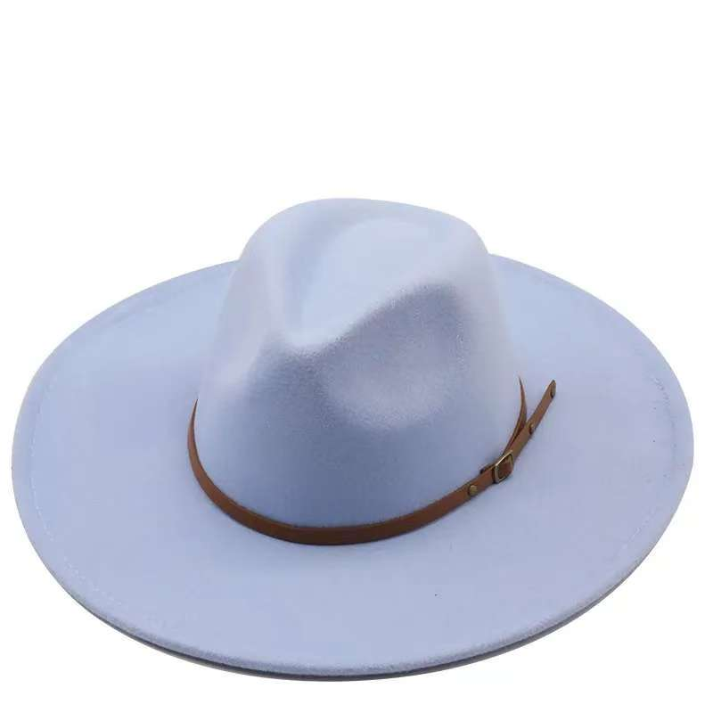 Klasik Geniş Kenarlı Porkpie Fedora Şapka Deve Siyah Erkek Kadın Kırılabilir Kış Şapkası Derby Düğün Kilise Caz Şapkaları aa11_voghion.com