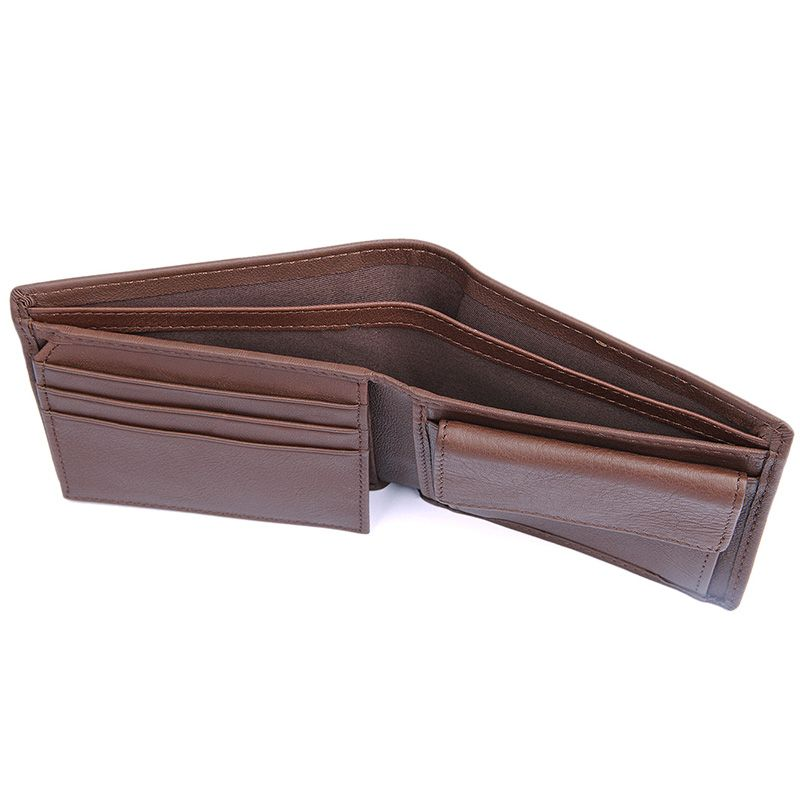 Retro Casual Kohud Herrplånbok Med Flera Kortfackar Läder Kortväska Med Kort_voghion.com