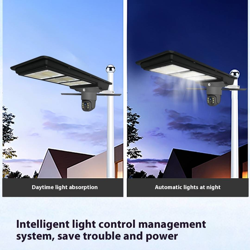 Luz de seguridad solar para exteriores con cámara inalámbrica, de bajo consumo, para jardines y villas._voghion.com