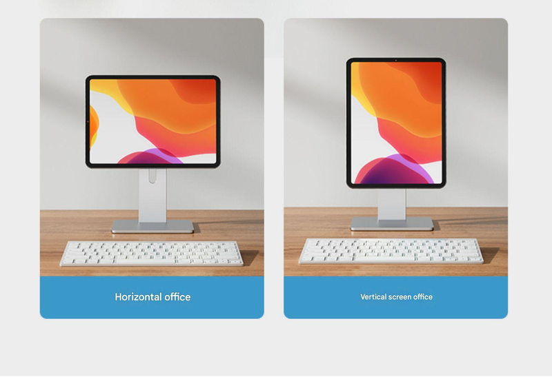 360 ° Rotation Magnetic Tablet Stand For Ipad Pro 12.9 Inch 11inch Adjustable Floating Aluminum Alloy Desktop Stand_voghion.com