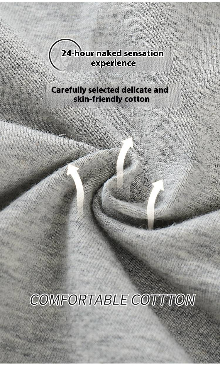 Slip da donna in cotone, morbidi e traspiranti, a vita media, con rifiniture con lettere, che sollevano i fianchi_voghion.com