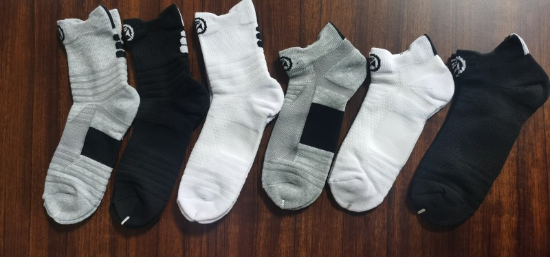 Calzini da basket da uomo, calzini in spugna con fondo in asciugamano spesso, calzini da corsa alti e di media lunghezza per esterni_voghion.com