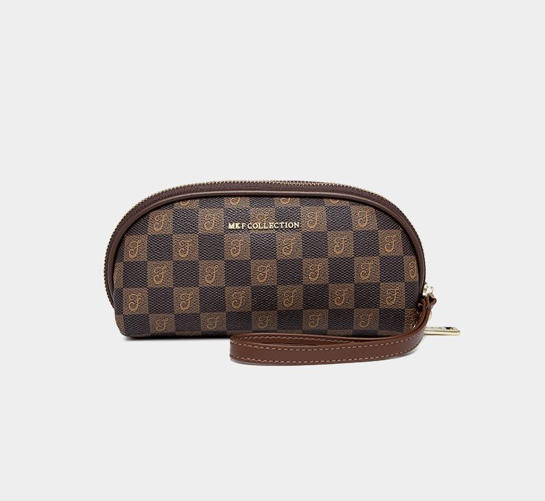 Carteira de pulso feminina da moda - bolsa longa e fina com compartimentos para cartões, proteção RFID e alça ajustável_voghion.com