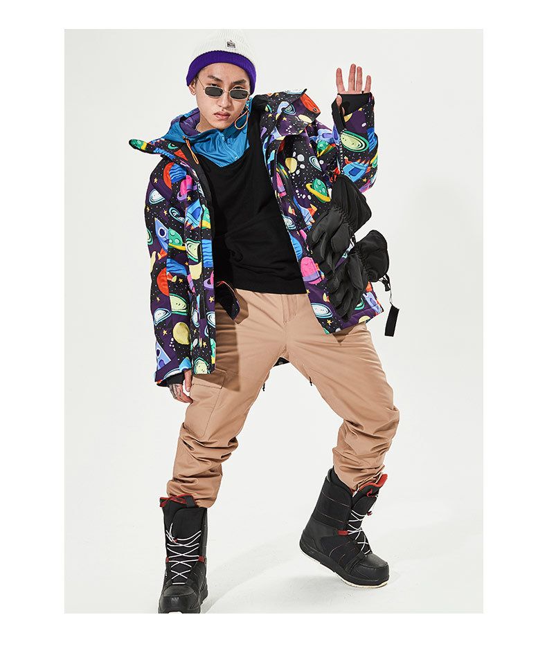 Skijacken- und Skihosen-Set – Wasserdichter, winddichter, wärmeisolierter Schneeanzug mit 3M™ Thinsulate™ für Skifahren, Snowboarden und Wintersport_voghion.com