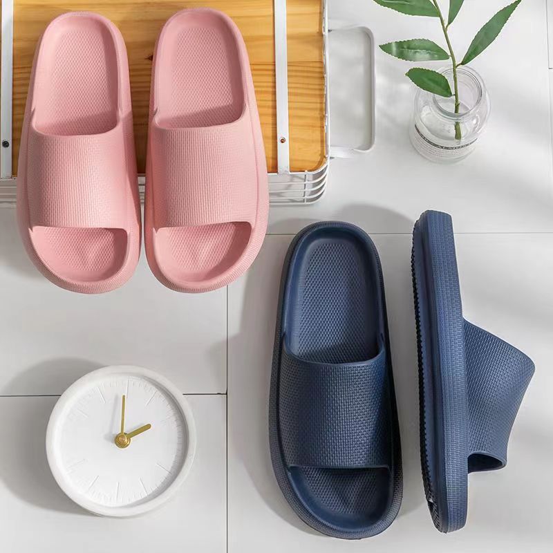 Pantofole da bagno per coppie con suola spessa e morbida imbottitura in EVA_voghion.com