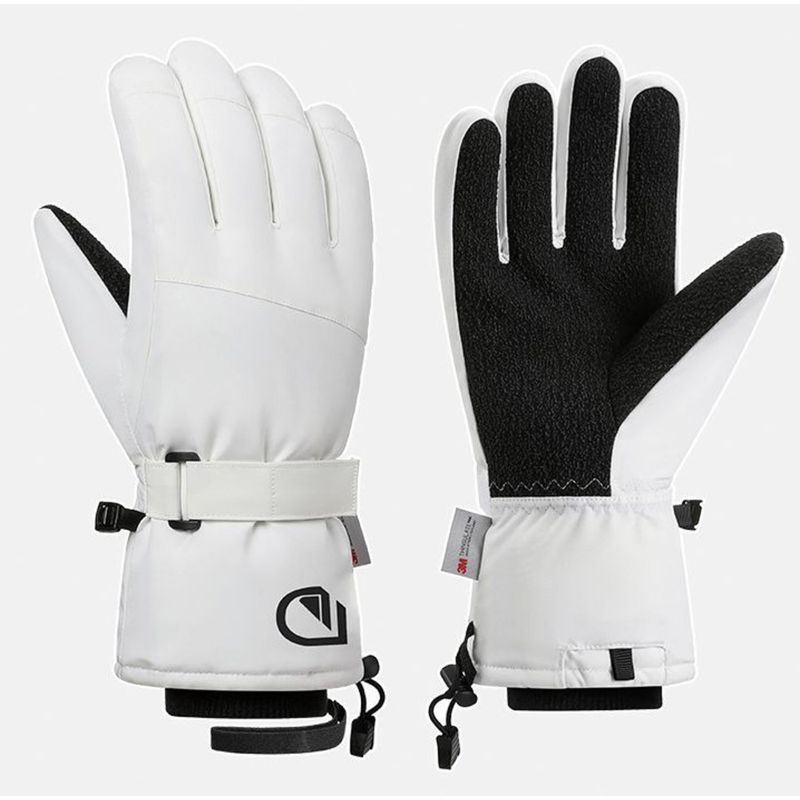 3M Cotton Kevlar Ski Gloves Single And Double Board Built-in Waterproof Bag Touchscreen Winter Fleece-lined Warm Outdoor_voghion.com