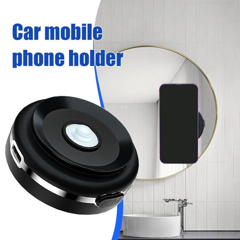 Heißer Verkauf Auto Vakuum Saugnapf Bildschirm Windschutzscheibe Navigation Doppelseitige Magnetische Telefon Halter_voghion.com