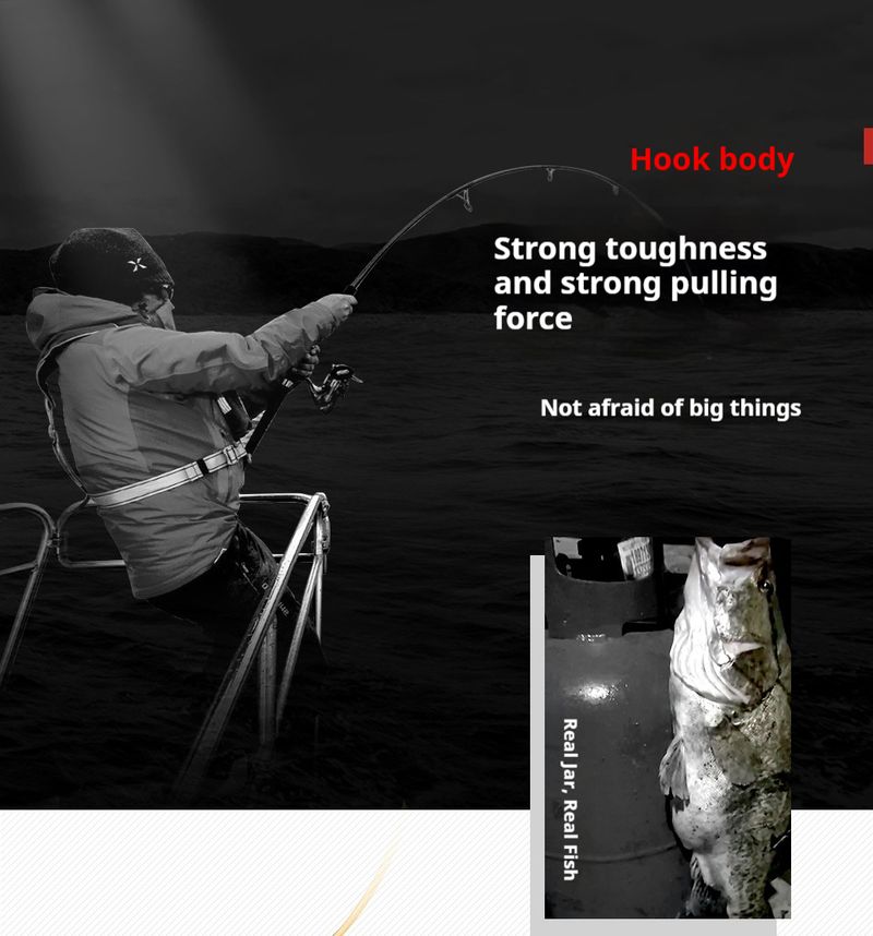 Kurbelköder, dünner Streifen, breiter Bauch, Dezhou-Angelgruppe, Fischköderhaken, Wolfsbarsch, Zackenbarsch, weicher Wurmhaken_voghion.com