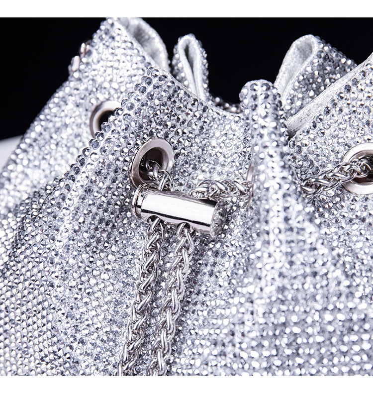 Akryl Hot Diamond Bag Dammiddagsväska Lyx Tofsväska Kedjeväska Mångsidig handhållen Crossbody-väska med en axel_voghion.com