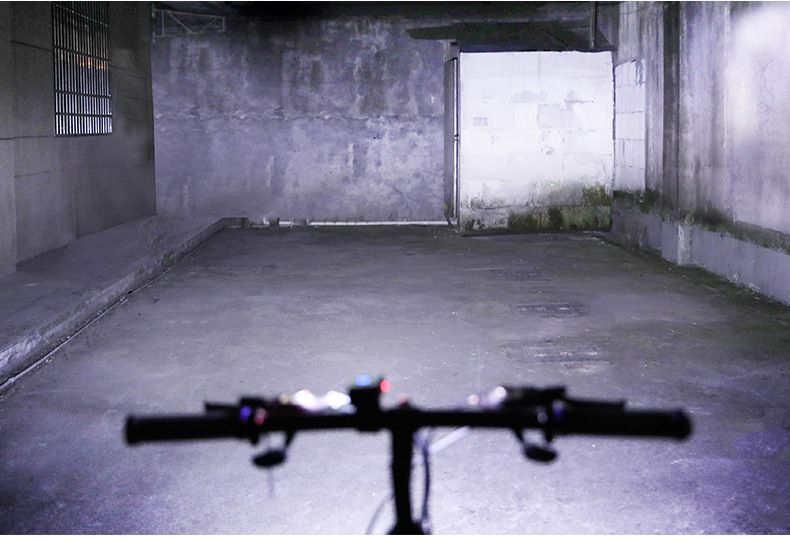 Bicycle Headlight T6 With Power Display Headlight Near And Far Beam Mountain Bike Rechargeable Headlight_voghion.com