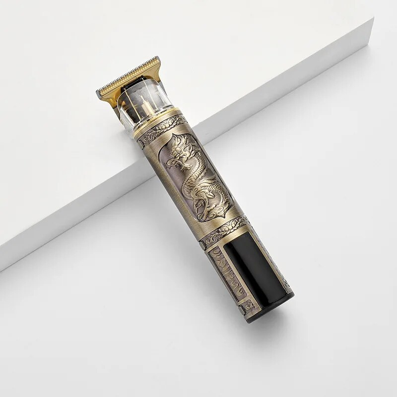 T9 Hair Clipper Hairdressing USB Electric Three-speed Speed Adjustment Large-screen Power Display Metal Shaver_voghion.com