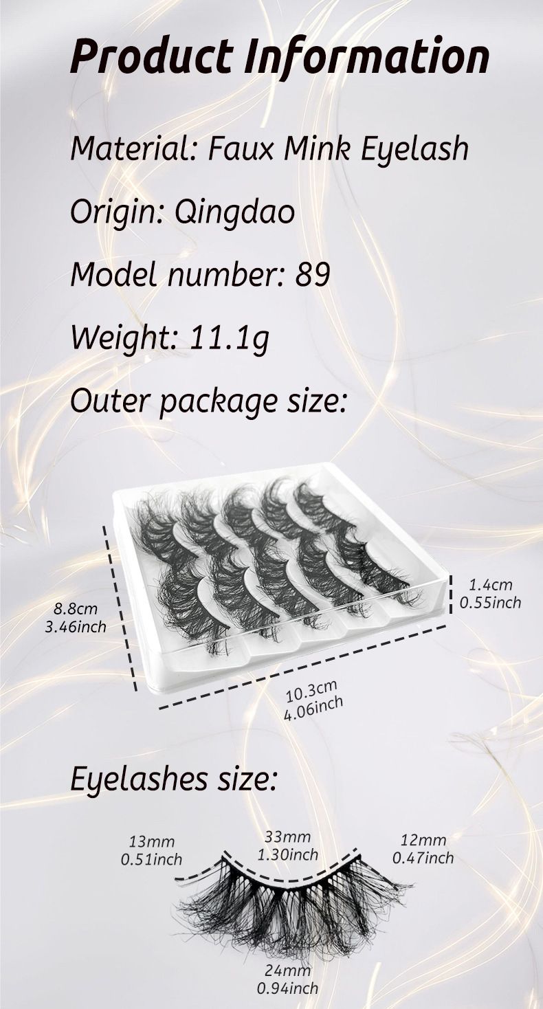 Kunstripsmed Messy Fried Hair Curl Paksud kohevad ripsmed_voghion.com