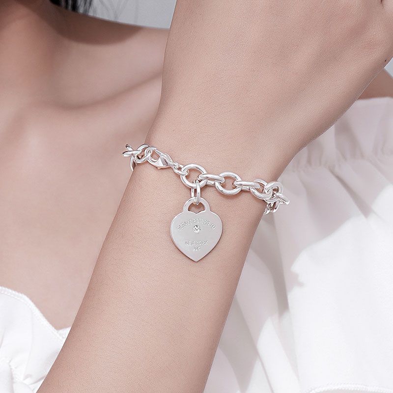 T Family Bracelet Women's Thick Chain Fashion High Grade Charm Handicraft_voghion.com