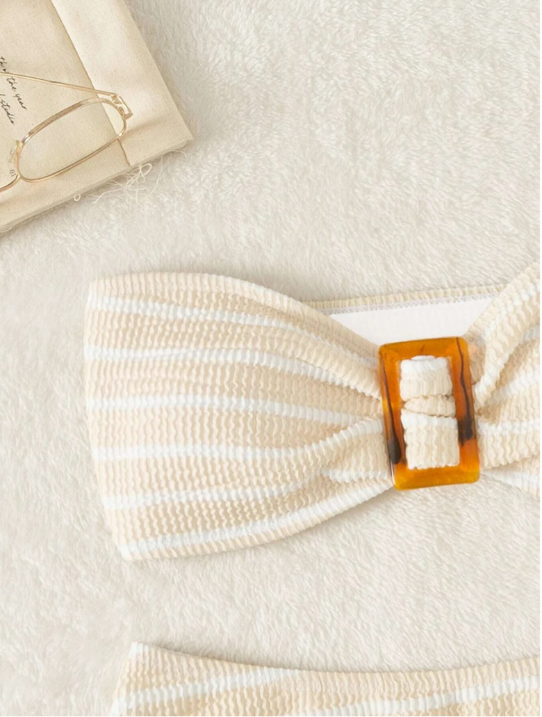 Dameskleding Top Bikini Dames Nieuwe Strapless Split Triangle Bikini Badpak_voghion.com