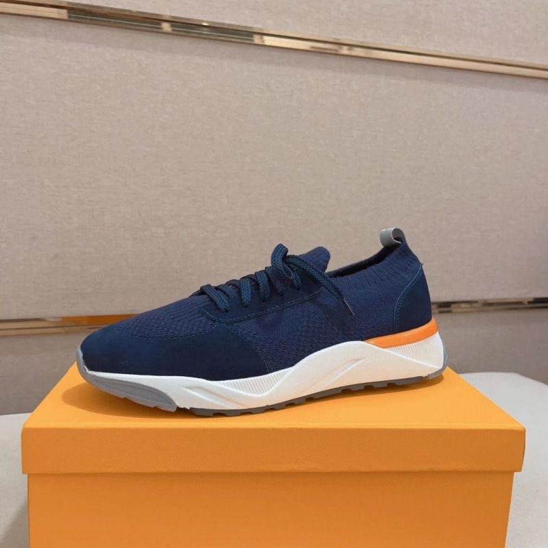 New Santoni FLYKNI Breathable Casual Fashion Versatile Sneakers Dad Men's Shoes_voghion.com
