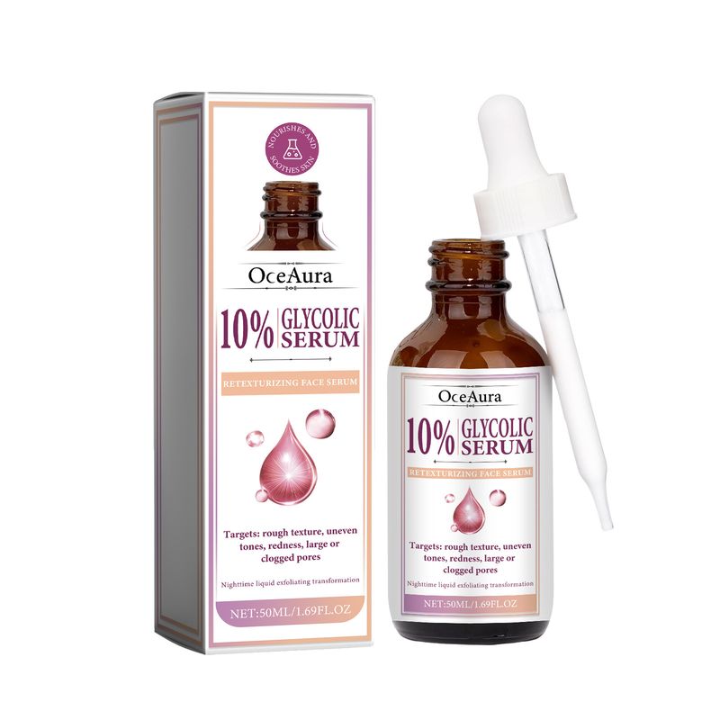 OceanAura Glycolic Acid Repair essence Facial skin barrier repair relieves sensitive muscle smooth, tender and firm_voghion.com