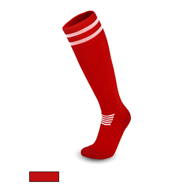 Chaussettes de football pour enfants, chaussettes hautes respirantes et antidérapantes pour garçons, chaussettes de sport professionnelles, vente en gros_voghion.com