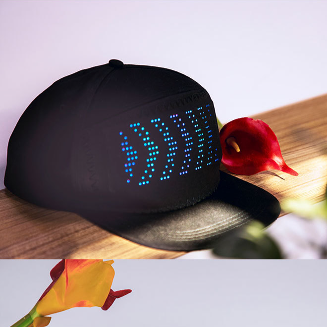 Party Masks Bluetooth LED Light Up Hat DIY Programmable Full Color Beanie With Music Sync APP Control_voghion.com