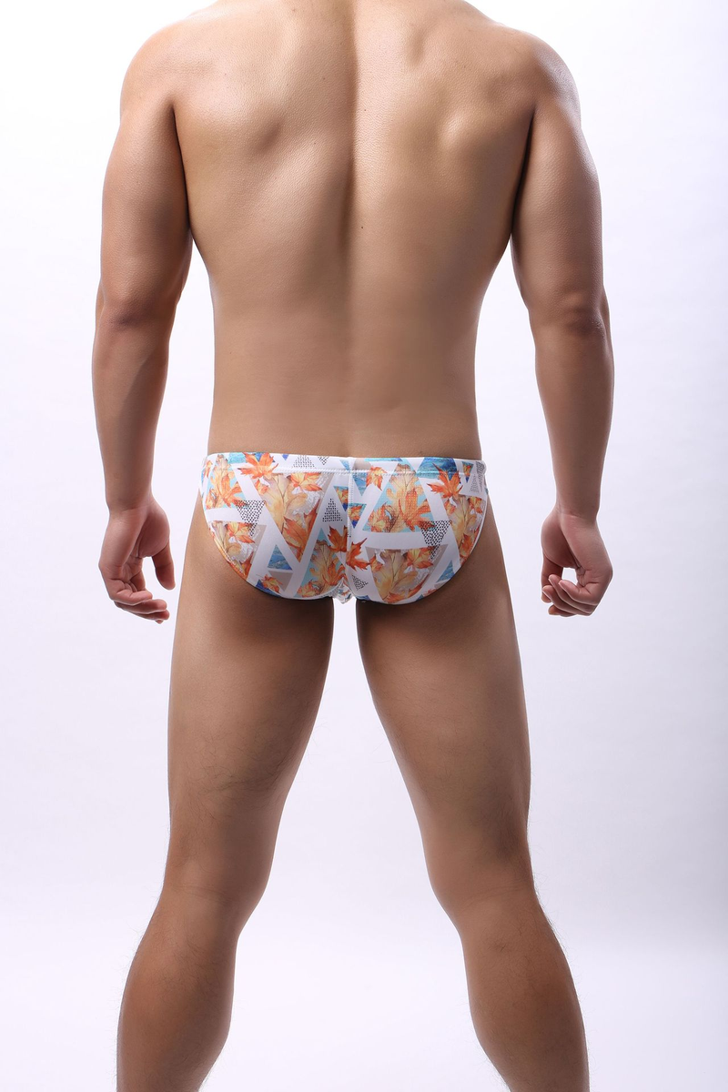 New Wholesale Men's Printed Swimming Trunks, Breathable, Export Triangular Swimming Trunks, Casual Swimming Trunks_voghion.com
