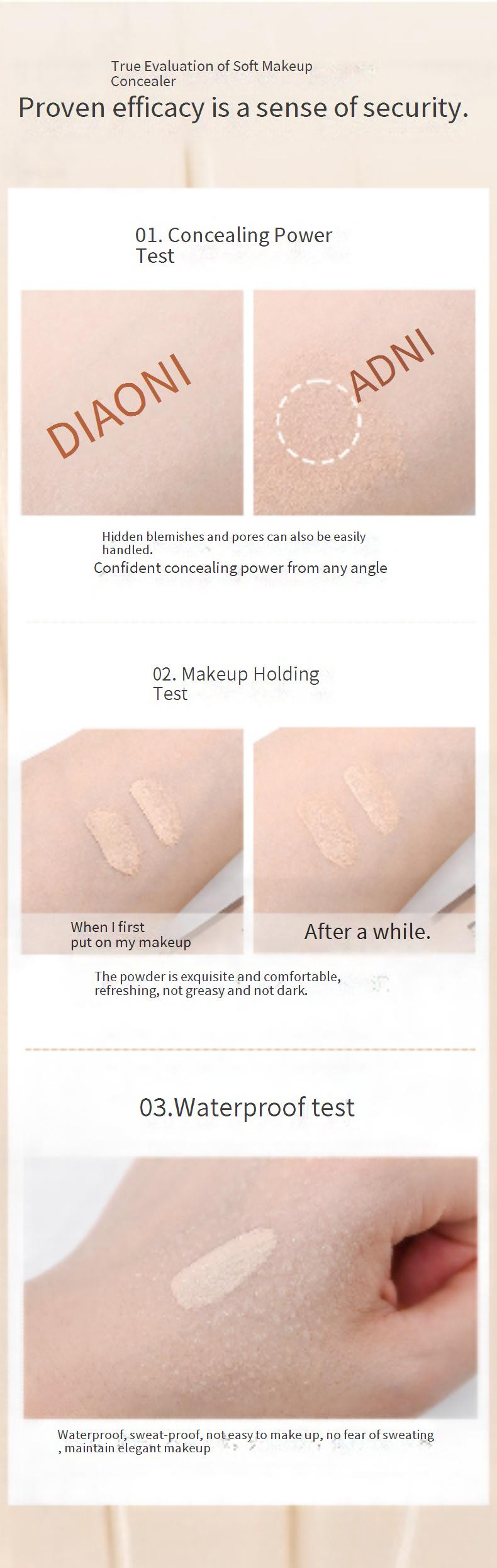 Concealer Cosmetics Dioni Concealer Flüssige Foundation Langanhaltender Concealer Flüssiger, langlebiger, wasserfester Concealer_voghion.com