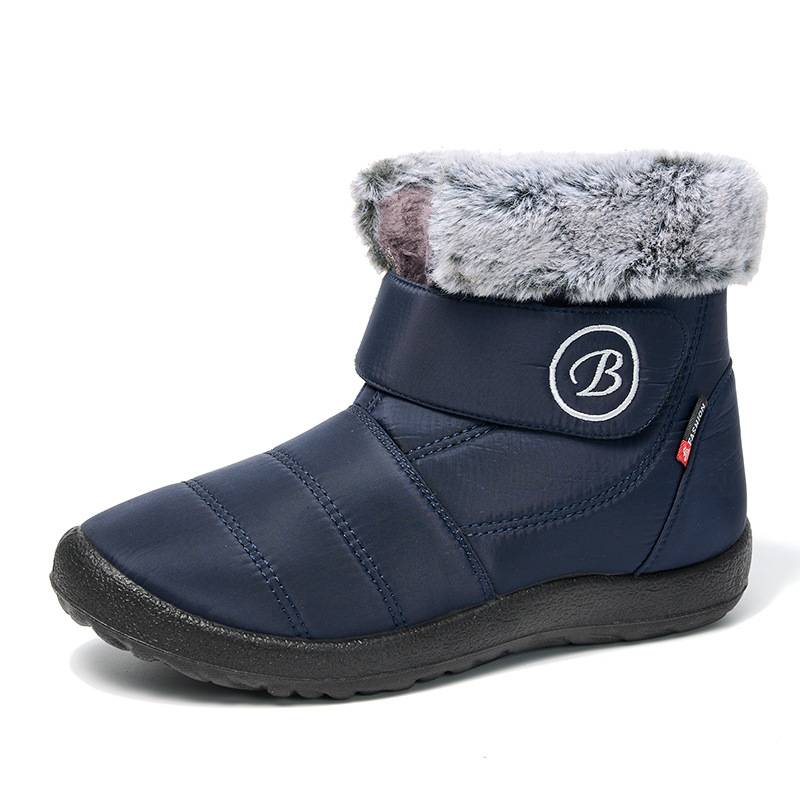 Nuove scarpe alte in cotone per donna, stivali da neve caldi e in pile, scarpe da mamma 2025_voghion.com