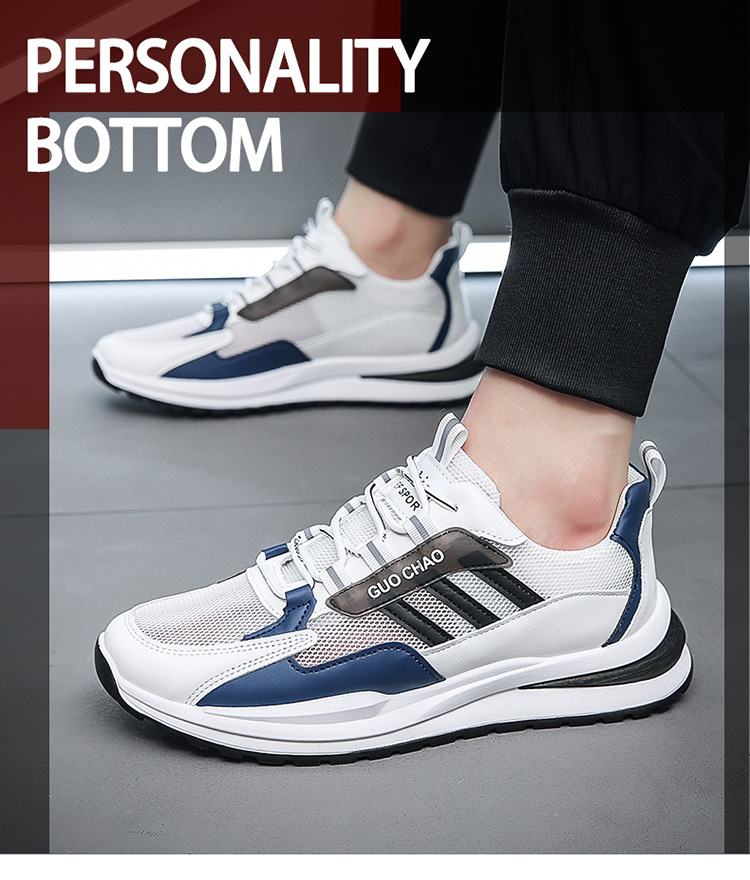 Nuove scarpe da rete per giovani primaverili ed estivi I produttori di scarpe da ginnastica casual da uomo Wenzhou li distribuiscono uno per uno_voghion.com