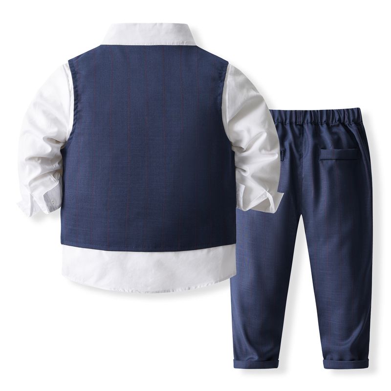 kinderkostuum, driedelig pak, Britse stijl, jongen, bruiloft, gastheervest_voghion.com