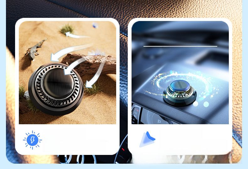 Päikeseauto aroomiteraapia seade autolõhn Vee ornament_voghion.com