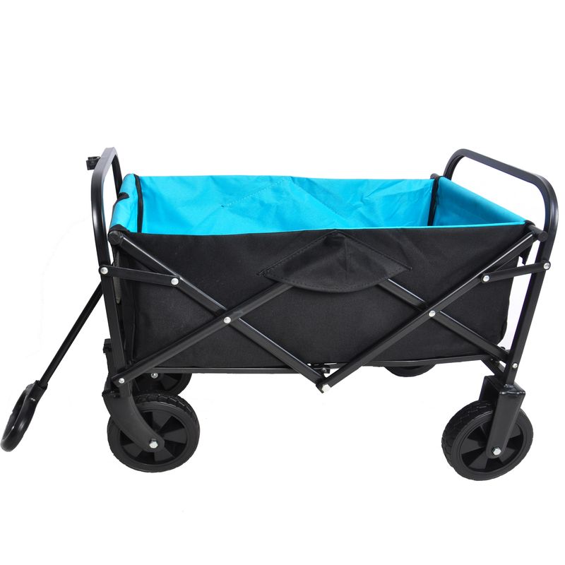 Folding Wagon Garden Shopping Beach Cart _voghion.com
