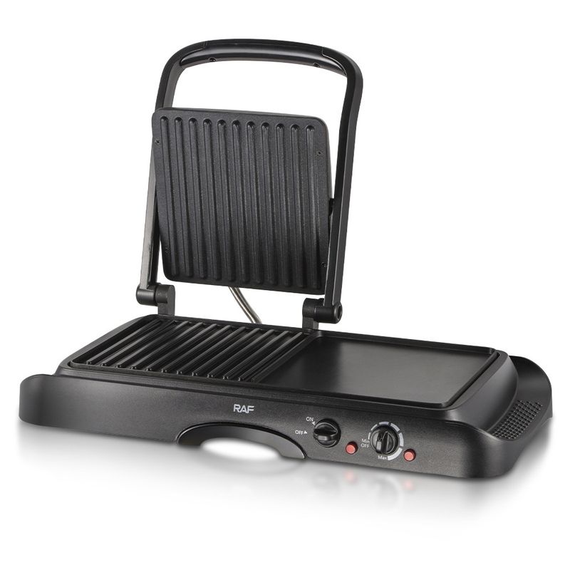 RAF Europäischer Standard Gegrillter Rindfleischgrill Doppelseitiger Eisenplattengrill mit konstanter Temperatur Professionelles Steak_voghion.com