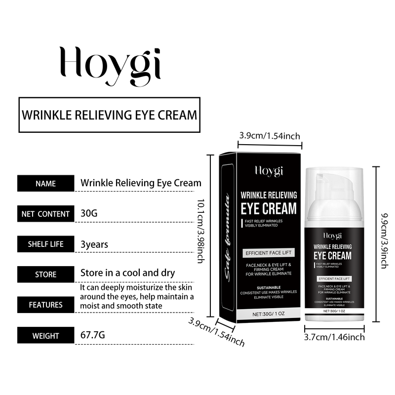 Hoygi Moisturizing Eye Cream Moisturizes And Reduces Fine Lines And Bags Under The Eyes, Firming And Smoothing Eye Cream_voghion.com