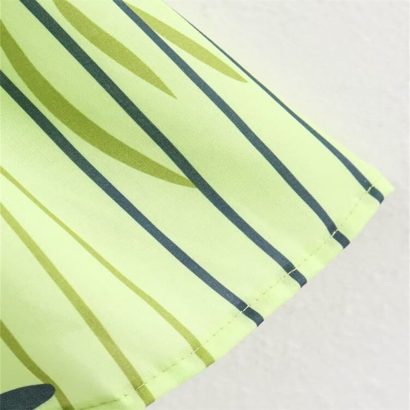 Women's Clothing Fashion Printed Round Neck Sleeveless Lace Up Vest Top Casual Street Style Trousers Suit_voghion.com